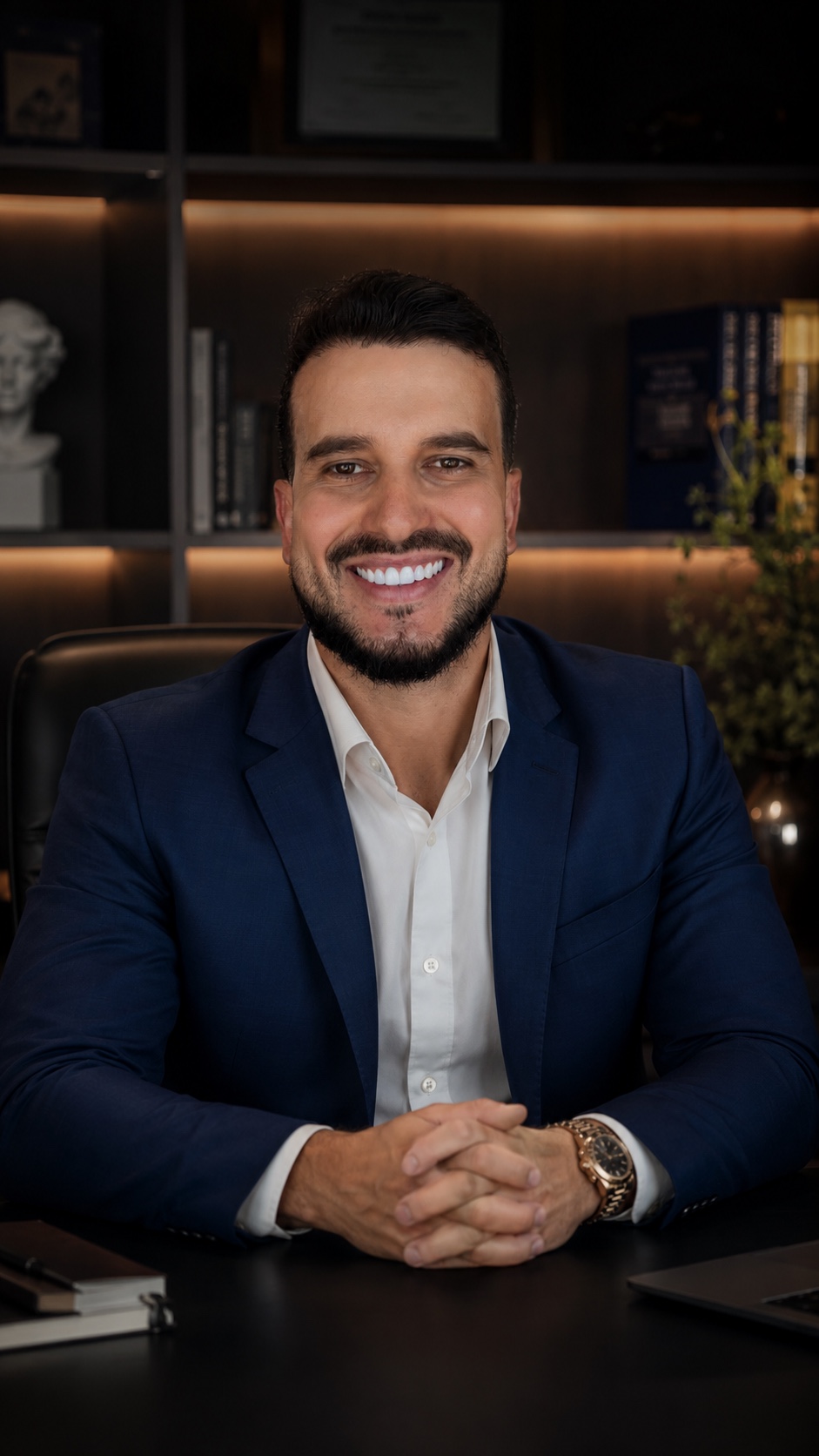 Dr. Vinicius Carneiro, especialista em tratamento de queda de cabelo